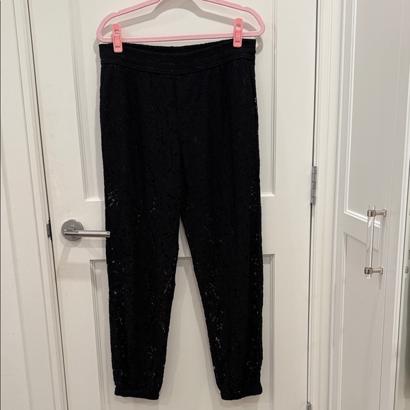 GENERATION LOVE ** Black Lace Women's Pants size L - Picture 1 of 4